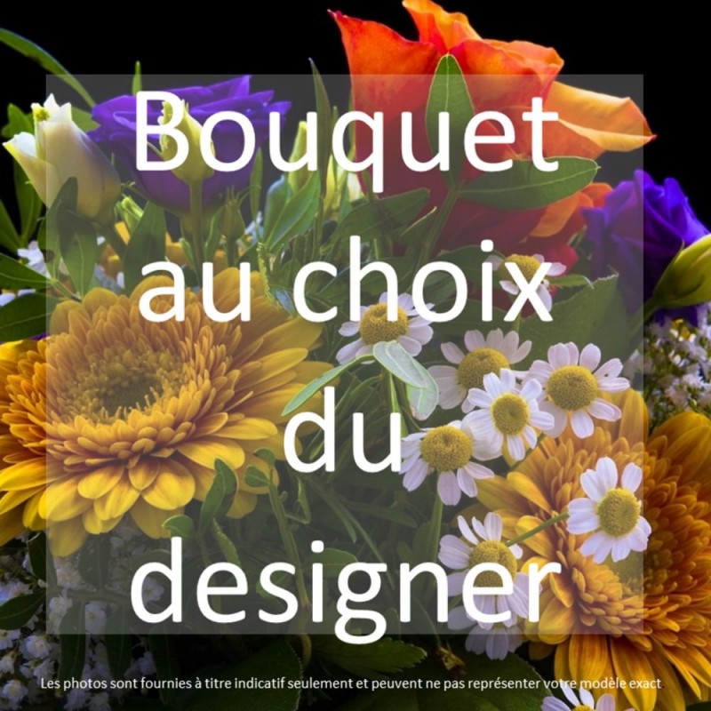 Bouquet choix du designer de luxe